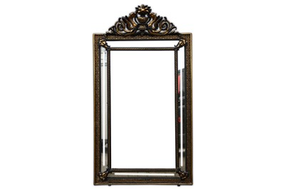 Lot 728 - A French 19th century ebonised and parcel gilt...