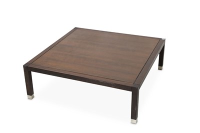 Lot 731 - A Flexform hardwood low square coffee table,...