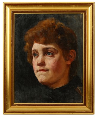 Lot 581 - Gerda Molin Ljungstedt (1860-1942) Portrait of...