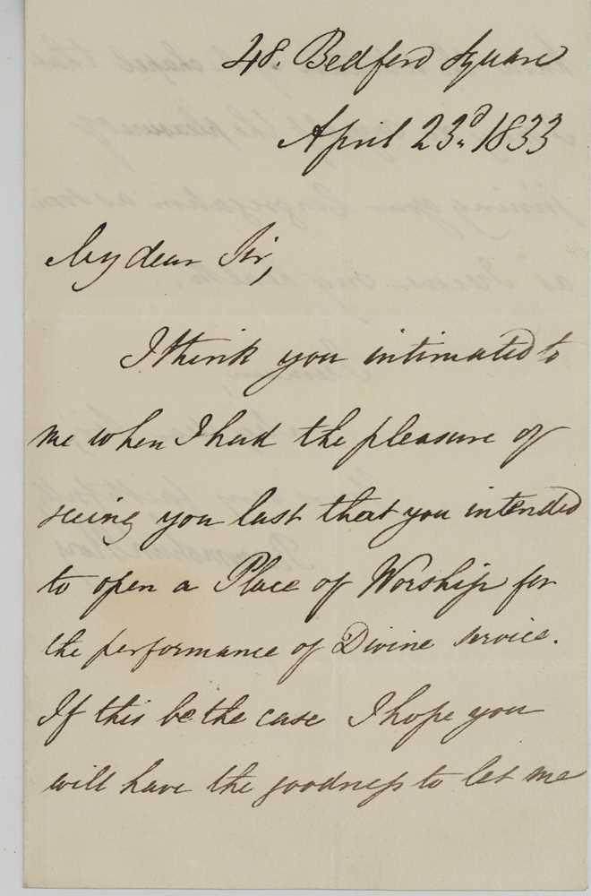 Lot 218 - Ram Mohan (Roy) Letter signed ('Rammohun Roy'),...
