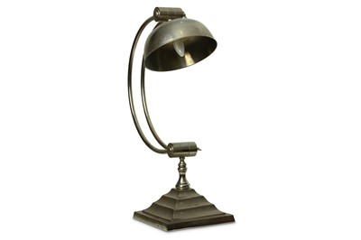 Lot 110 - A LARGE VINTAGE-STYLED DESK LAMP. With an...