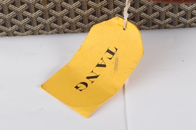 Lot 354 - Goyard Goyardine Suitcase 75, 1970s, hard...