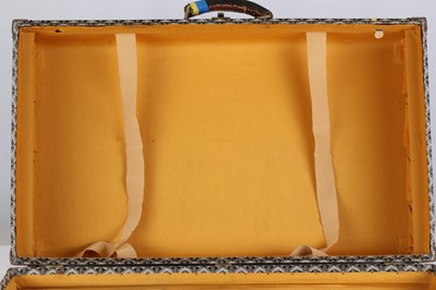 Lot 354 - Goyard Goyardine Suitcase 75, 1970s, hard...