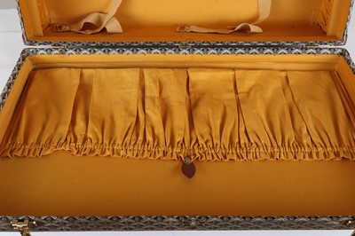 Lot 354 - Goyard Goyardine Suitcase 75, 1970s, hard...