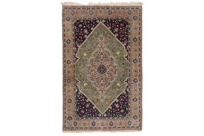 Lot 55 - A FINE QUM RUG, CENTRAL PERSIA approx:...