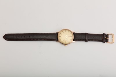 Lot 293 - OMEGA. A GENTS GOLD PLATED  MANUAL WIND...