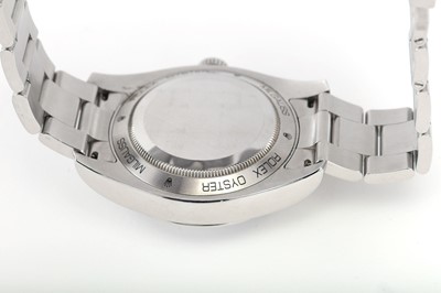 Lot 316 - ROLEX. A GENTS STAINLESS STEEL GENTS AUTOMATIC...