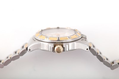Lot 252 - TAG HEUER. A LADIES STAINLESS STEEL QUARTZ...