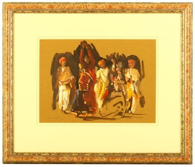 Lot 762 - Dennis Syrett (B.1934), 'Indian dancers,...
