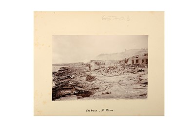 Lot 145 - THE ERUPTION OF MOUNT PELÈE, MARTINIQUE, 1902,...