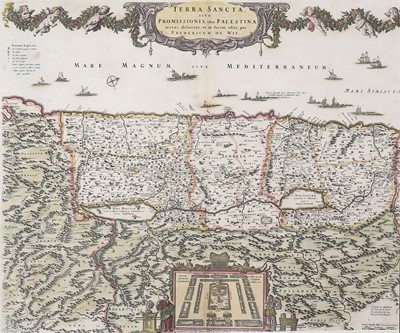 Lot 296 - Holy Land.- De Wit (Frederik) Terra Sancta,...