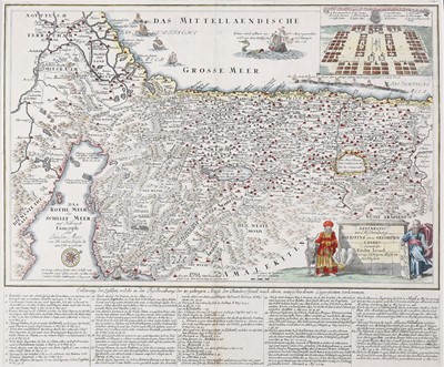 Lot 296 - Holy Land.- De Wit (Frederik) Terra Sancta,...