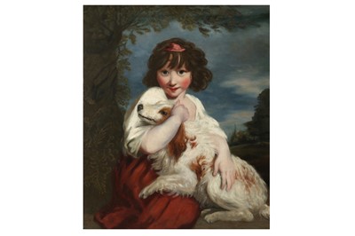 Lot 20 - AFTER SIR JOSHUA REYNOLDS Young girl with her...