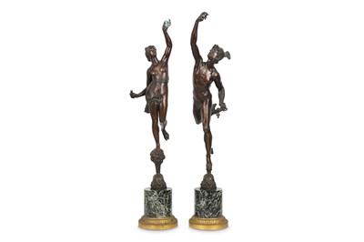 Lot 186 - AFTER GIAMBOLOGNA (1529-1608, ITALIAN): A PAIR...
