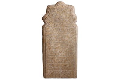 Lot 351 - AN INDIAN TOMBSTONE India, 19th century  Of...