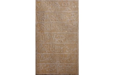 Lot 351 - AN INDIAN TOMBSTONE India, 19th century  Of...