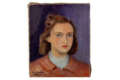 Lot 322 - N BLAUGRUND (FINNISH 20TH CENTURY) Till papa...