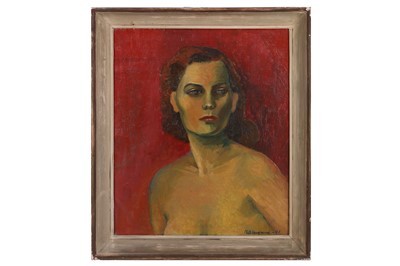 Lot 303 - N BLAUGRUND (FINNISH 20TH CENTURY) Portrait of...