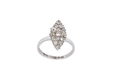 Lot 250 - A diamond cluster ring, 1904 The...