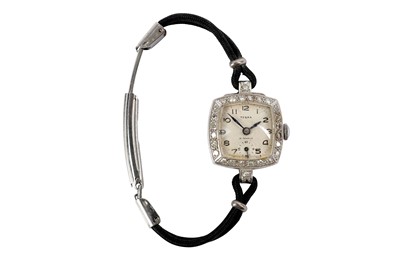 Lot 45 - A ladies diamond cocktail watch, by Tegra, The...