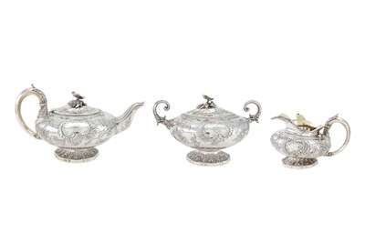 Lot 136 - A mid-19th century French 950 standard silver...