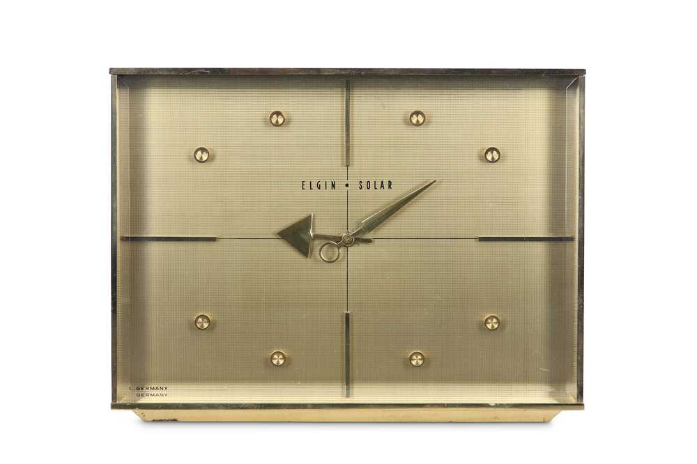 Lot 47 - A RARE 1960 / 1970'S POLISHED BRASS ELGIN