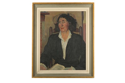 Lot 160 - GILBERT SPENCER, R.A. (1892-1979) Portrait of...