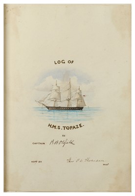 Lot 277 - Thompson (T. D. C., Midshipman) Log of H. M. S....