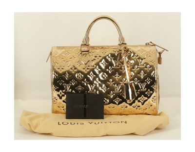 Lot 59 - Louis Vuitton Limited Edition Gold Speedy...