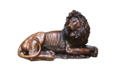 Lot 210 - Winterburn (Steve) Lion - Restful Warrior, A/C...