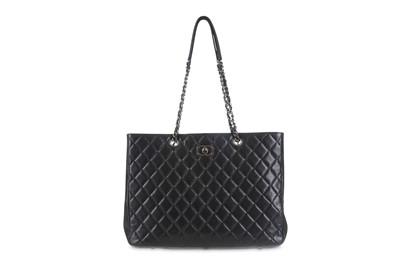 Lot 33 - Chanel Black Large Classic Shopping Tote, c....