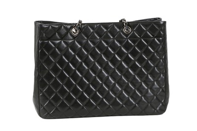 Lot 33 - Chanel Black Large Classic Shopping Tote, c....