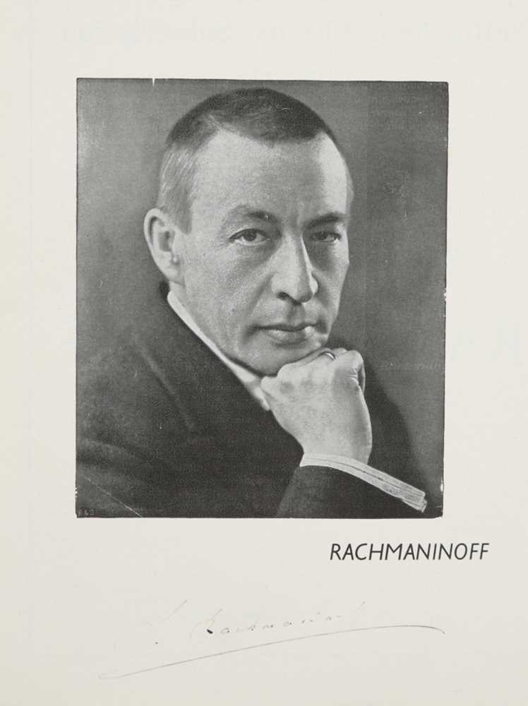 Lot 163 - Rachmaninoff (Sergei) Page removed from the