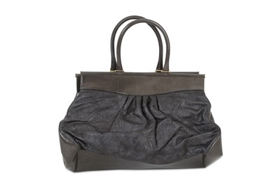 Lot 429 - Liberty Grey Leather Iphis Embossed Bag,...