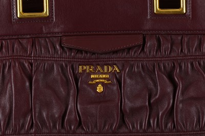 Lot 220 - Prada Amaranto Nappa Gaufre Tote, purple...