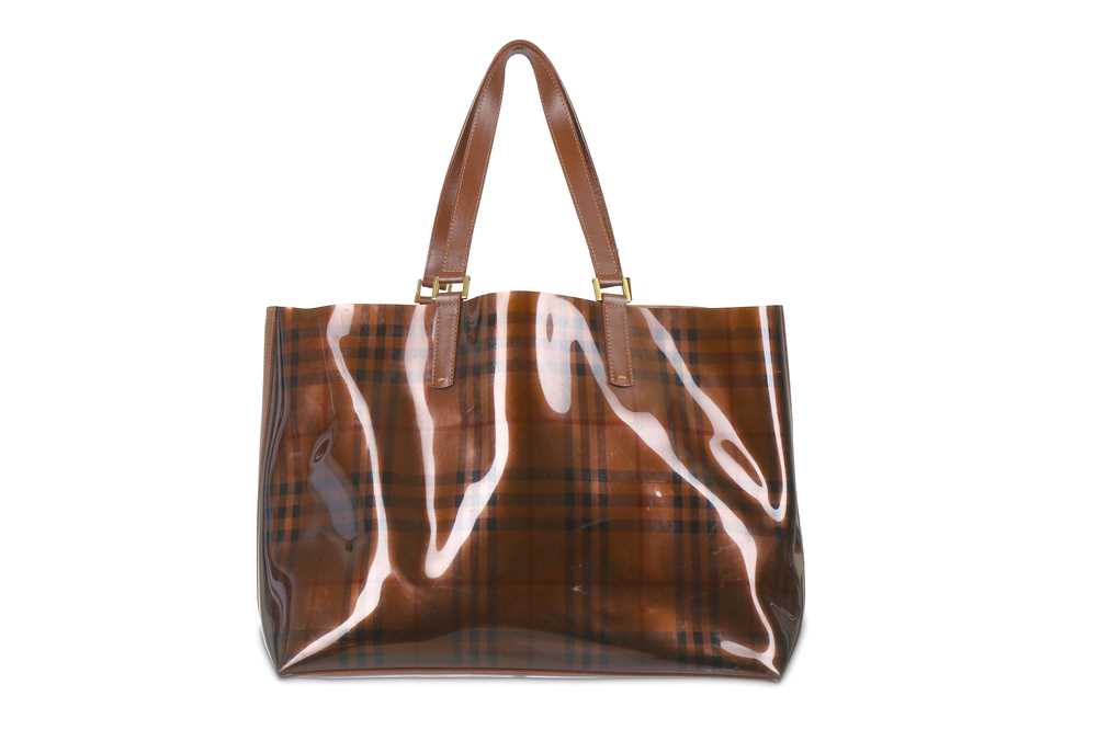 Burberry pvc hot sale tote