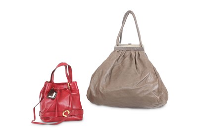 Lot 433 - Two Designer Handbags, to include a red...