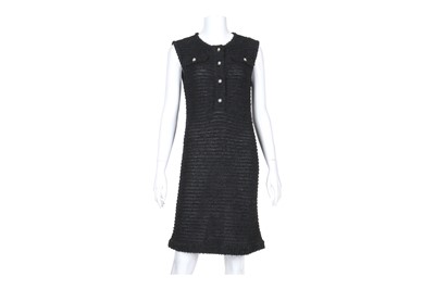 Lot 20 - Chanel Black Tweed Cocktail Dress, 2010s,...