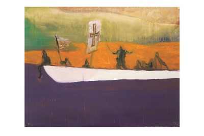 Lot 266 - PETER DOIG (B. 1959) Canoe signed and dated in...