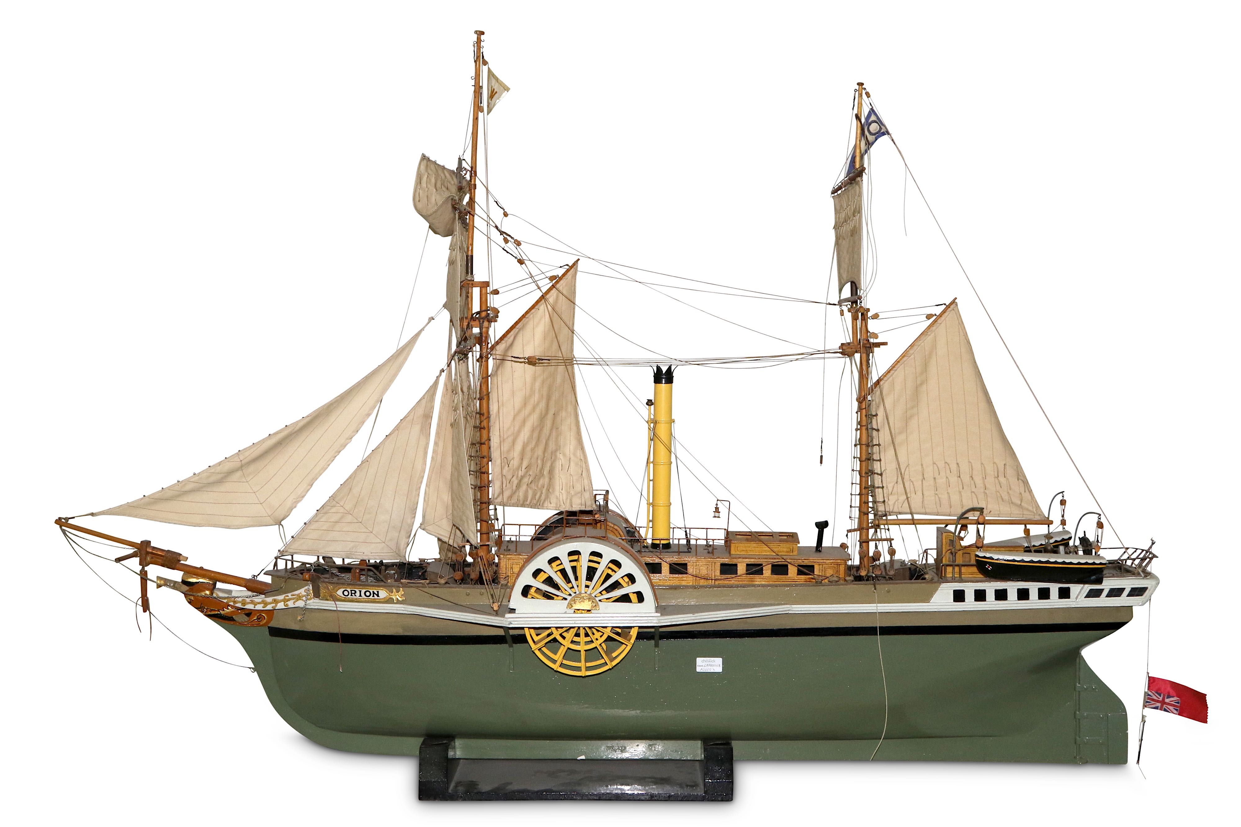 Lot 354 - A large scratch built model of the paddle