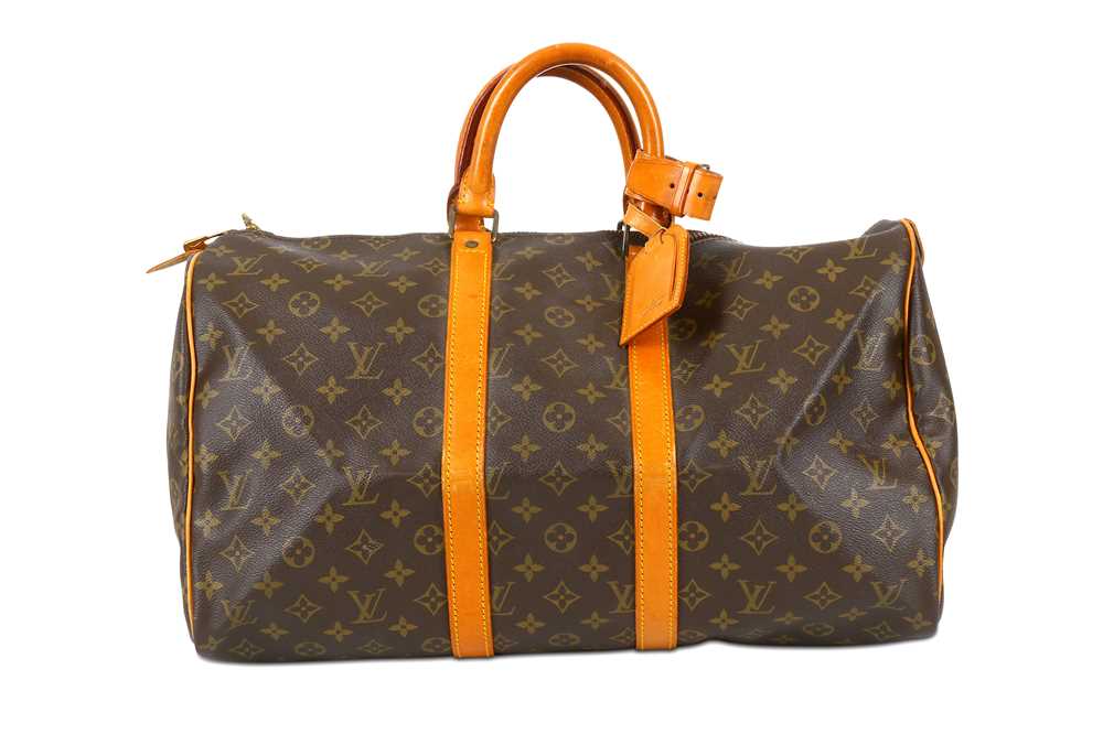 Sold at Auction: Louis Vuitton 45 Keepall Leather Bag