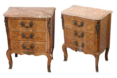 Lot 788 - A pair of 20th century French parquetry inlaid...