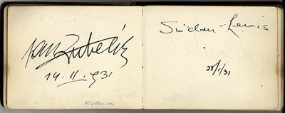 Lot 27 - Autograph  Album.- Incl. Rudolph Valentino...