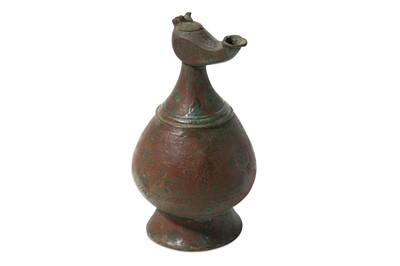 Lot 33 - A KHORASSANI BRONZE EWER North-Eastern Iran,...