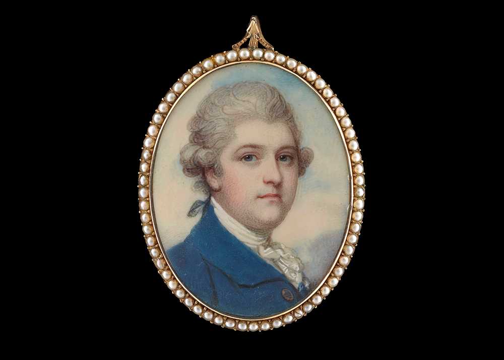 Lot 26 - RICHARD COSWAY (1742-1821) Portrait miniature...