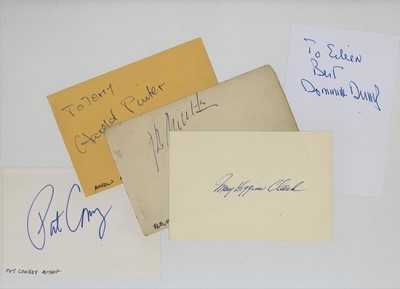 Lot 38 - Autograph Collection.- Authors A collection of...