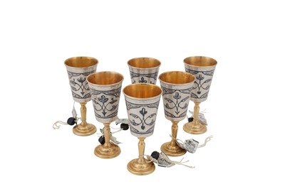 Lot 72 - A set of six 20th century Russian Soviet era...