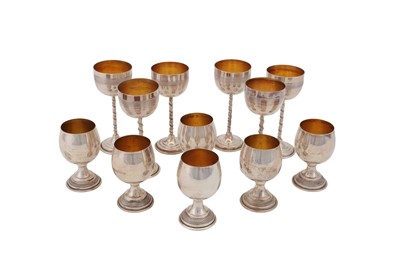 Lot 74 - Two 20th century Continental sets of six...