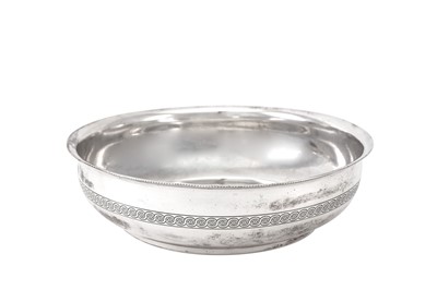 Lot 194 - An Egyptian 900 standard silver circular bowl,...