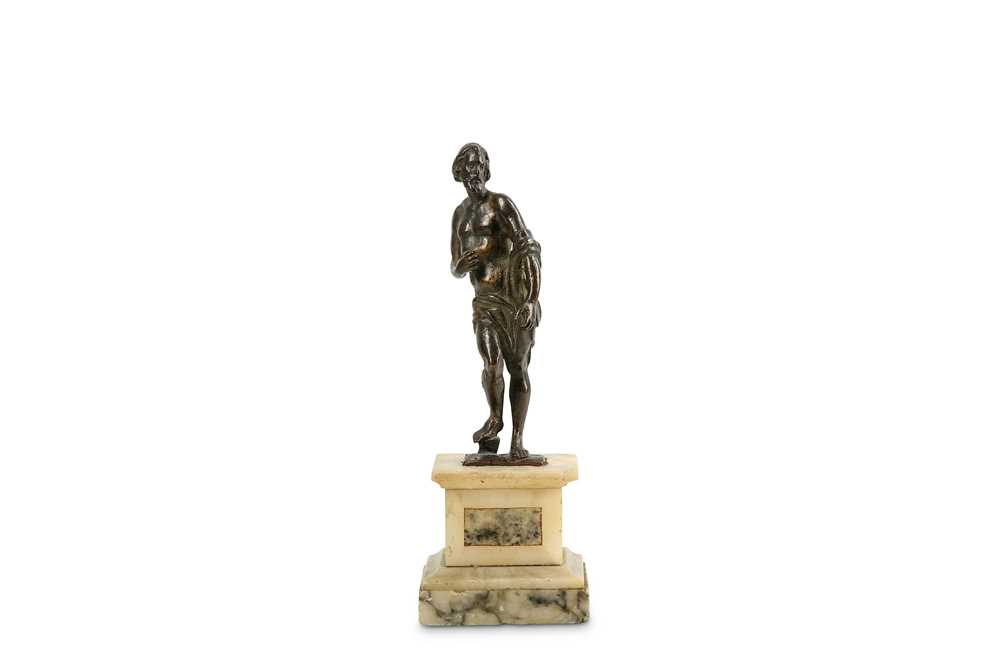 Lot 135 - A 17TH CENTURY VENETIAN BRONZE STATUETTE OF...